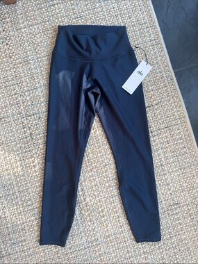 ALO Yoga Women's Navy High-Waist Leggings